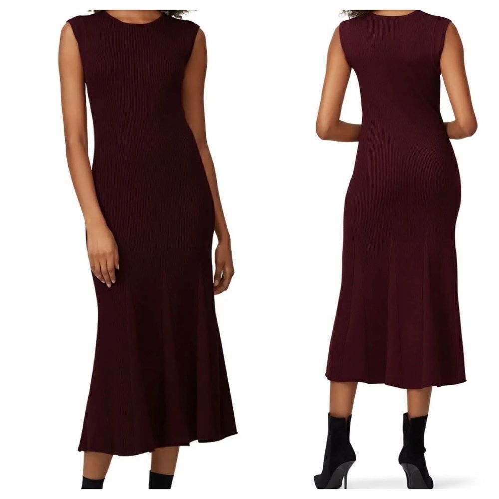 Jason Wu Burgundy Sleeveless Dress